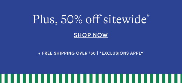 50% off sitewide