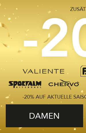 -20% auf ausgewählte Marken Damen