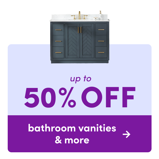 deals on bathroom vanities & more