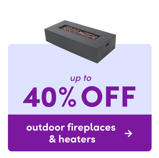 outdoor fireplace & heater deals