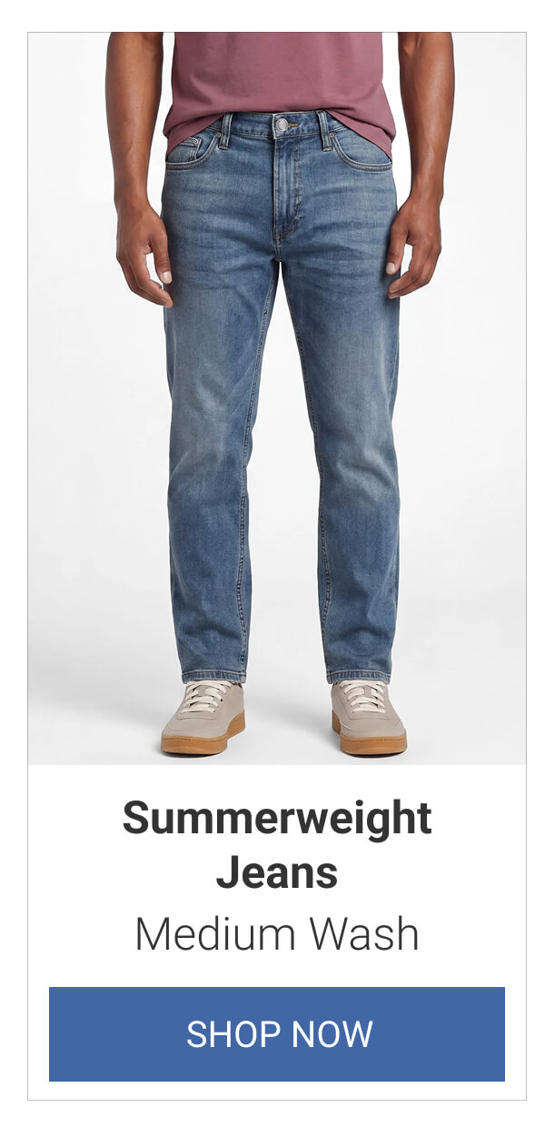 Mdium Wash Summerweight Jeans