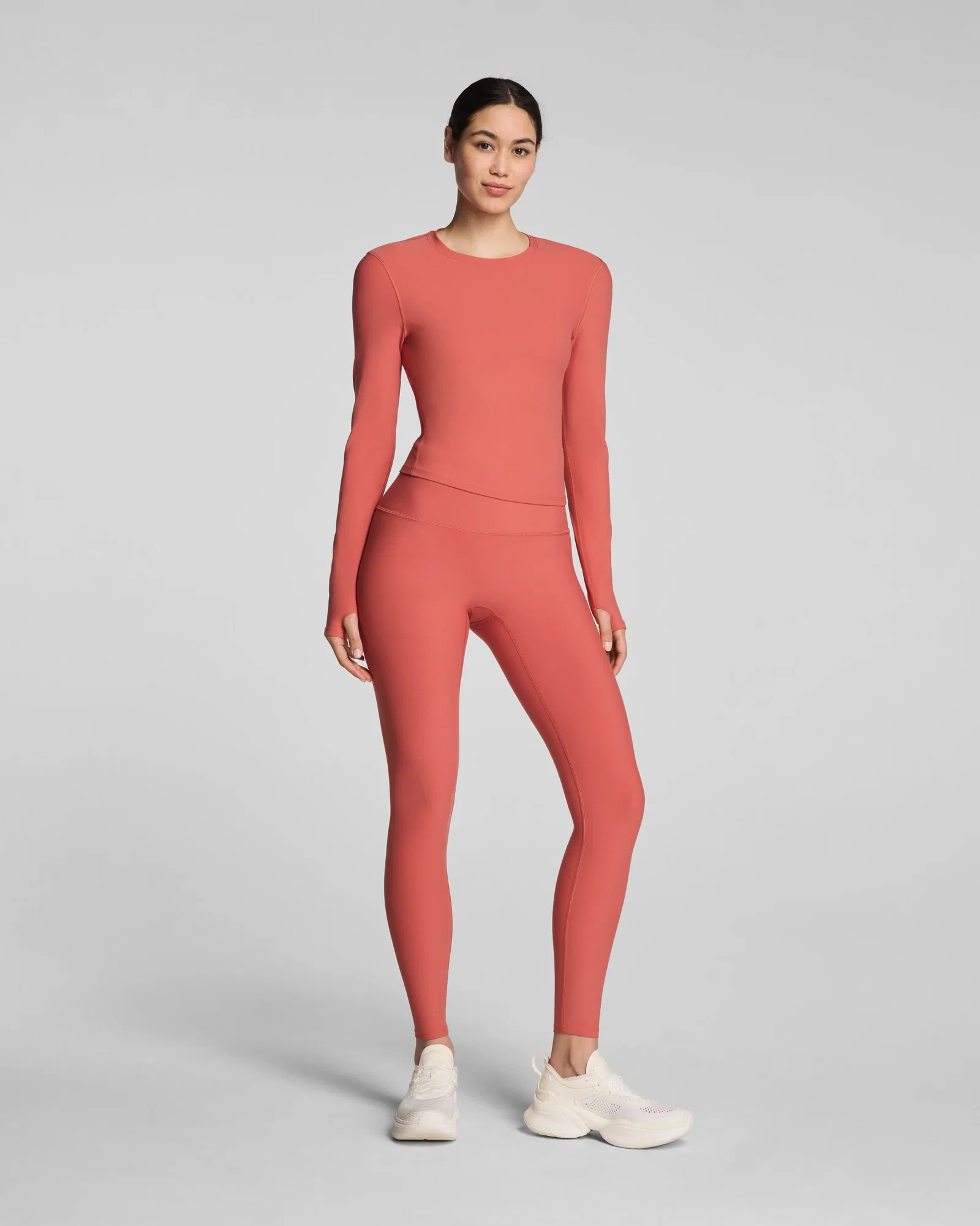 Image of Spanx Women's SPANXsmooth® OnForm Full-Length Leggings in Clay