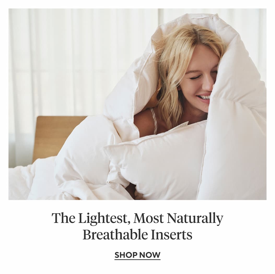 The Lightest, Most Naturally Breathable Inserts Shop Now