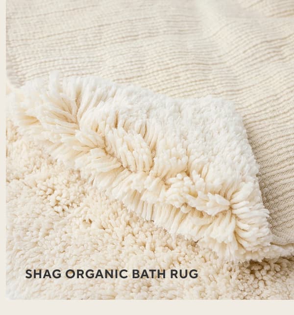 Shag Organic Bath Rug