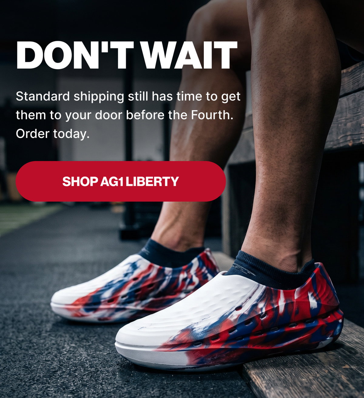 DON'T WAIT — Standard shipping still has time to get them to your door before the Fourth. Order today.