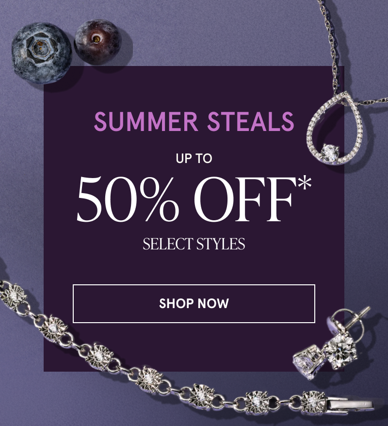 Diamond pendant necklace, tennis bracelet & studs.  Summer steals. Up to 50% OFF Select Styles. Click here to shop now