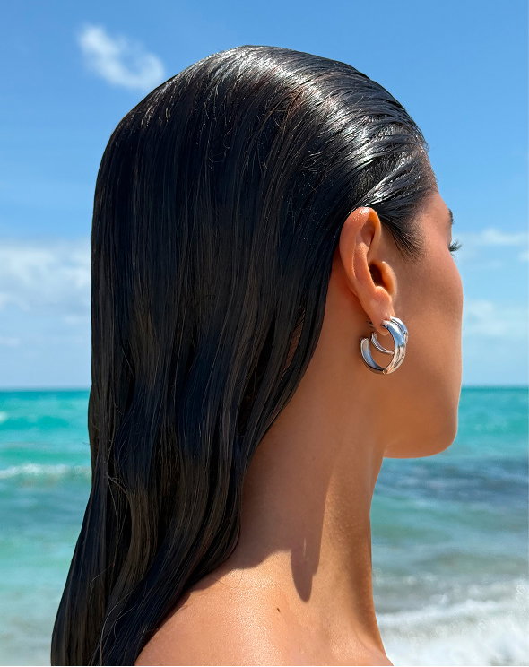Staple Hoops Silver