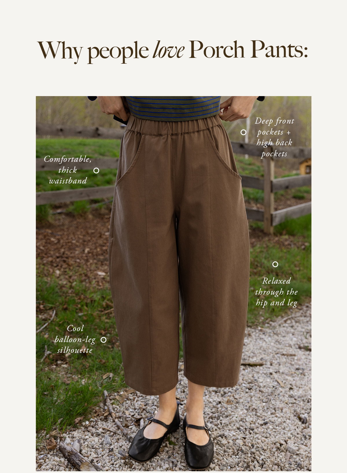 Why people love Porch Pants