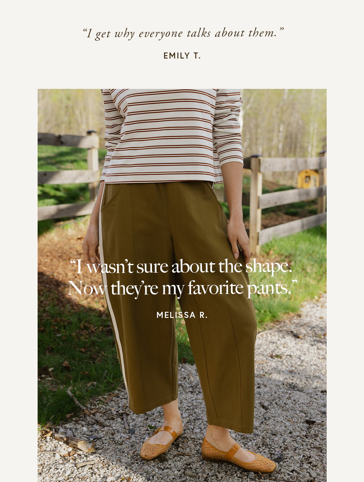 “I get why everyone talks about them.” — Emily T.