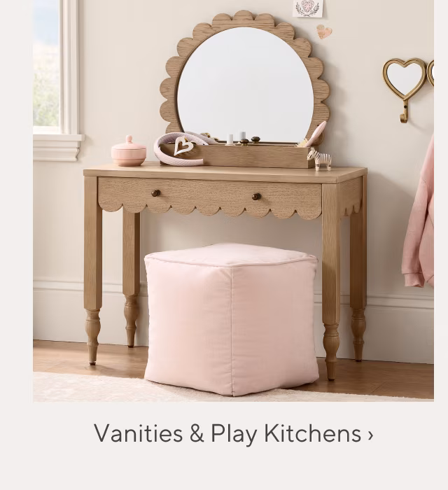 vanities & play kitchens