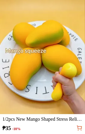 1/2pcs New Mango Shaped Stress...
