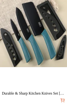 Durable & Sharp Kitchen Knives Set...