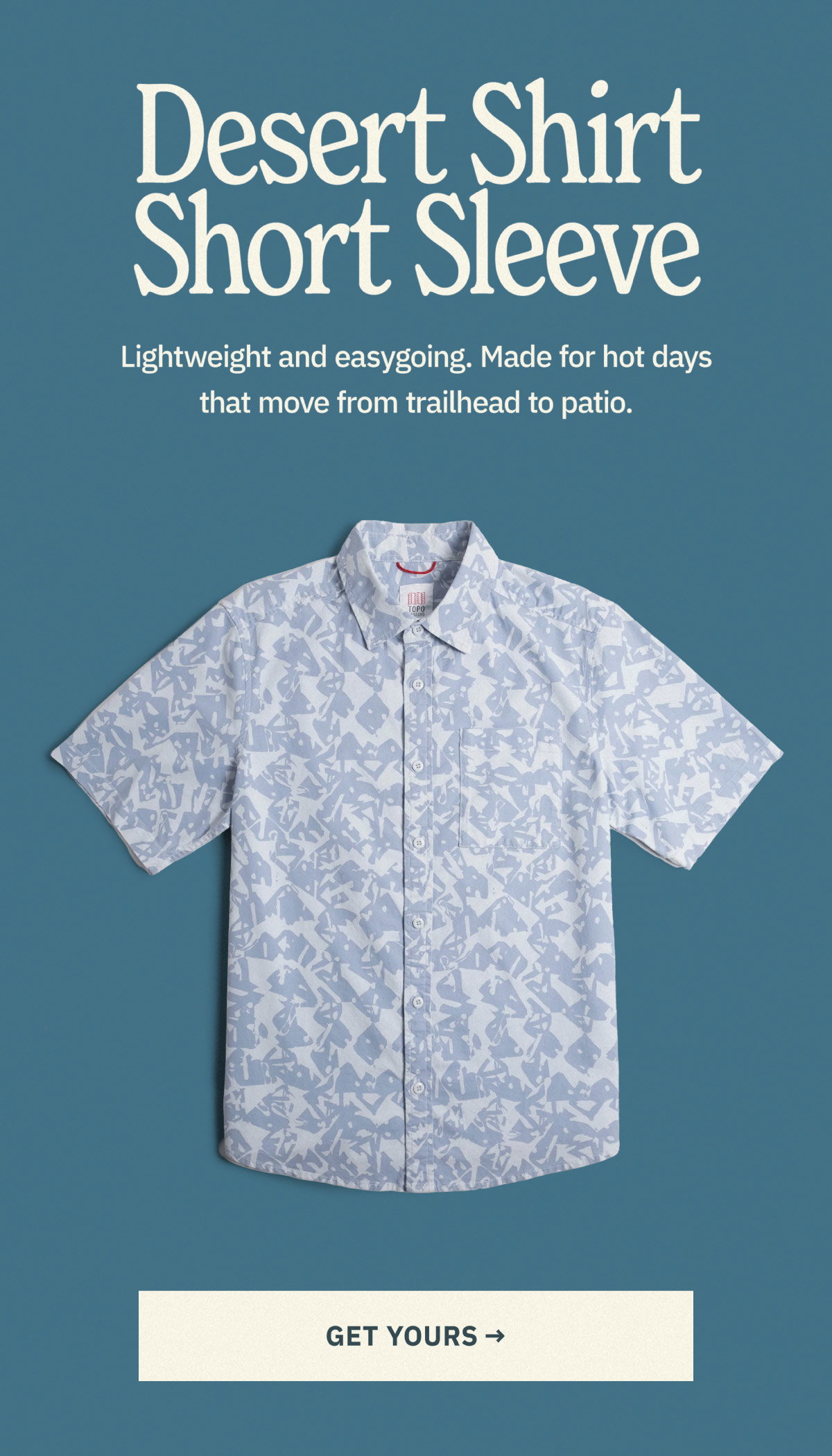 Desert Shirt Short Sleeve - Lightweight and easygoing. Made for hot days that move from trailhead to patio. Shop now.