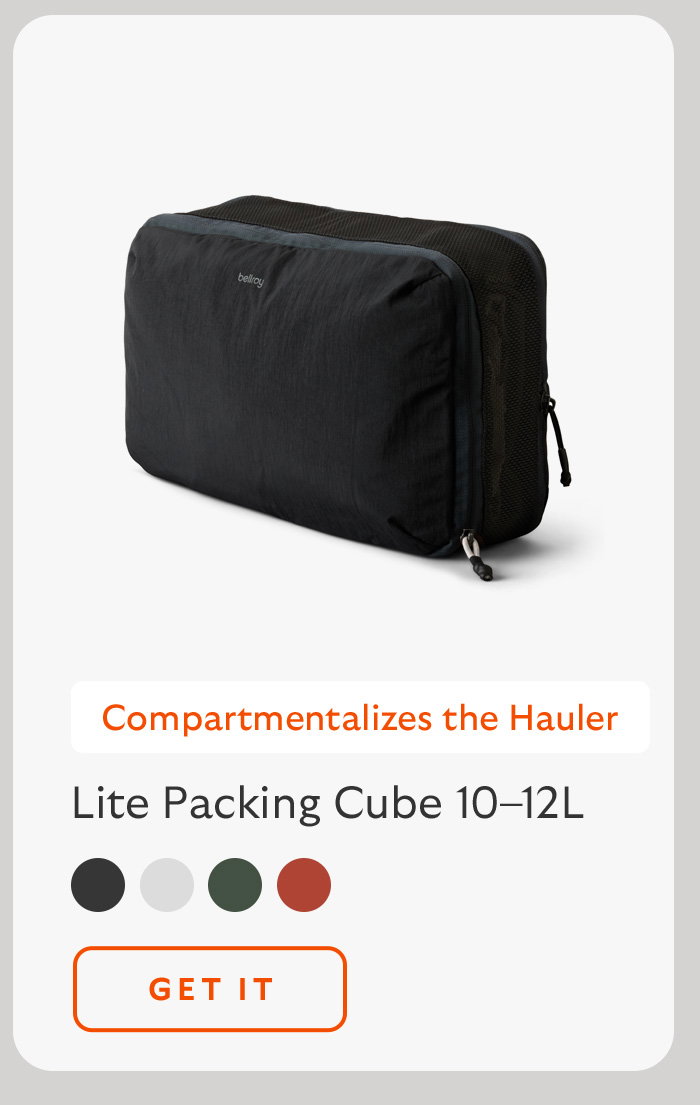 [Product name] Lite Packing Cube 10–12L [Starburst] Compartmentalizes the Hauler