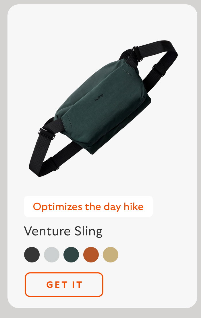 [Product name] Venture Sling [Starburst] Optimizes the day hike