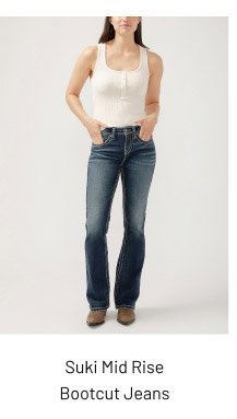 Suki Mid Rise Boocut Jeans