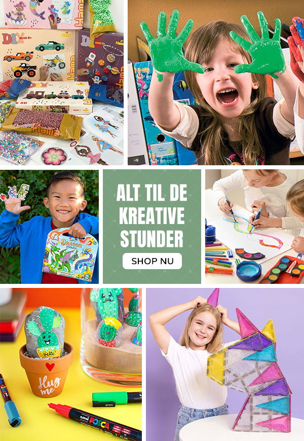Shop alt til kreativ leg her
