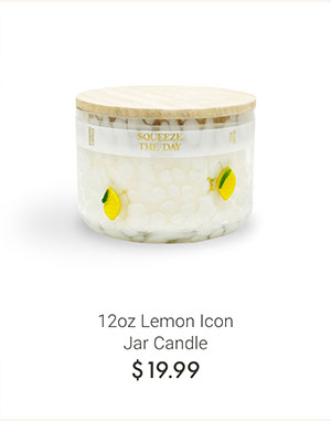 12oz Lemon Icon Jar Candle