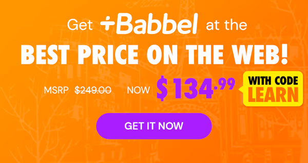 Babbel Language Learning: Lifetime Subscription (All Languages)