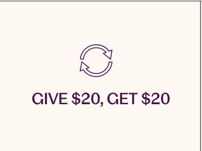 Give $20, Get $20