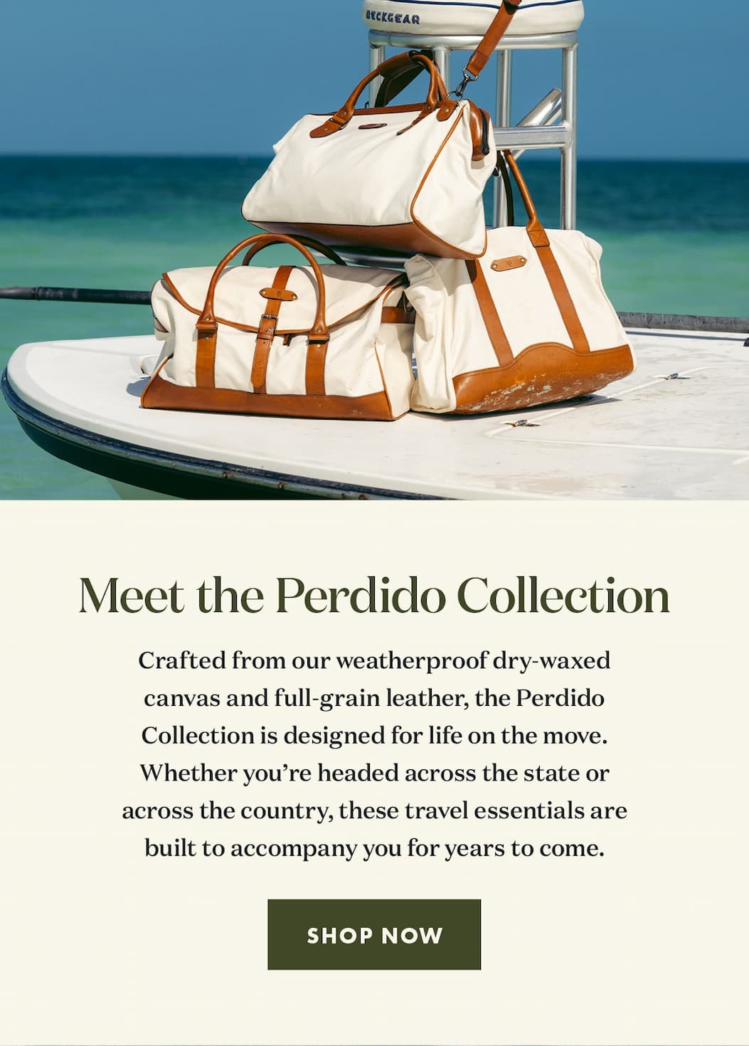 Meet the Perdido Bag Collection