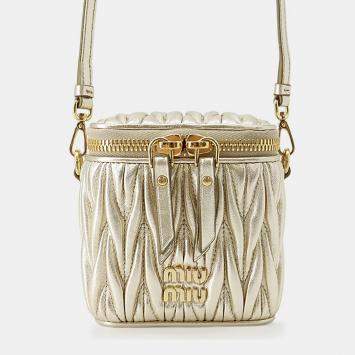 Matelasse Micro Gold Nappa Lea