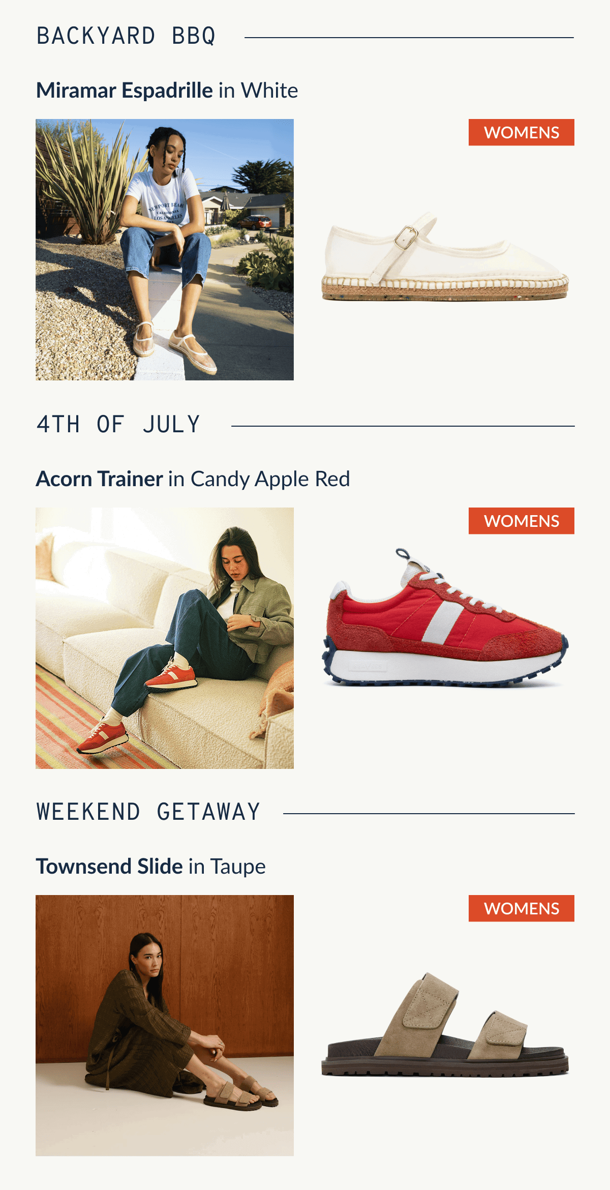Summer Shoes - Women