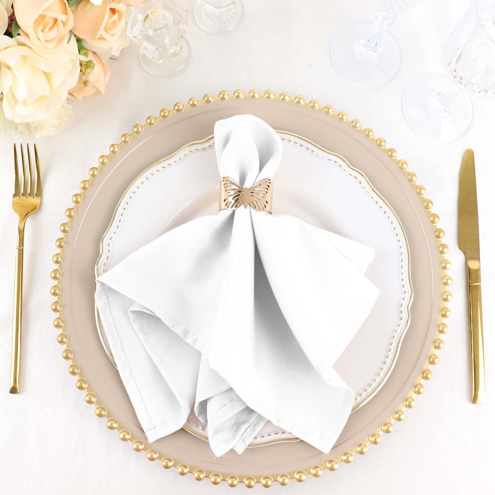 Image of 5 Pack Premium Polyester Napkins 17