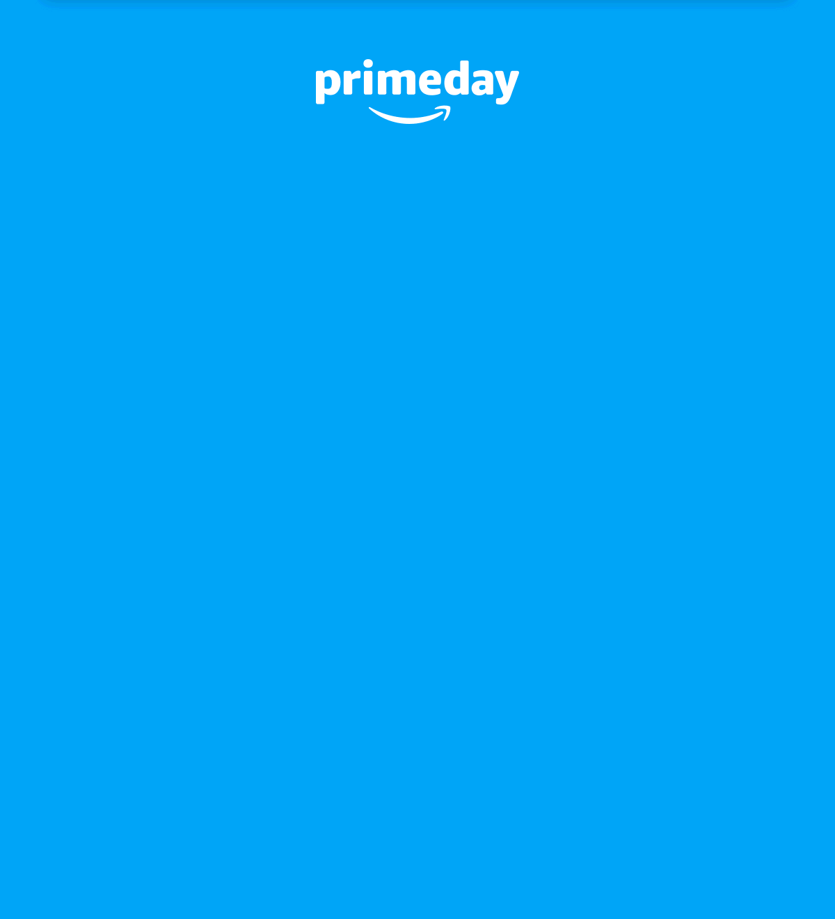 Prime Day Sale 15% Off Sitewide
