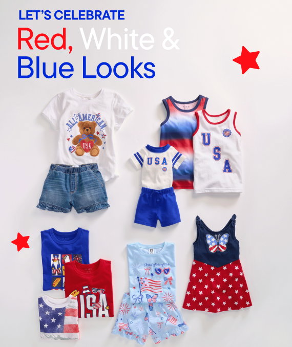 Red, White & Blue Looks