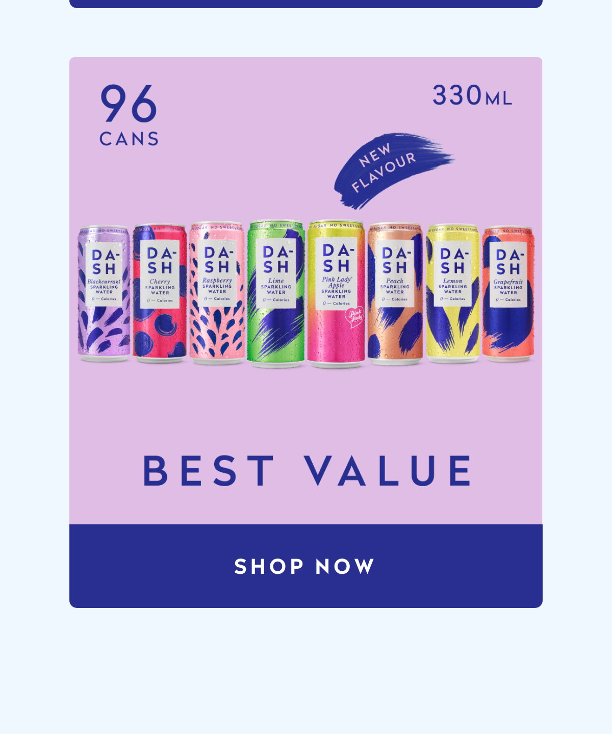 96 cans