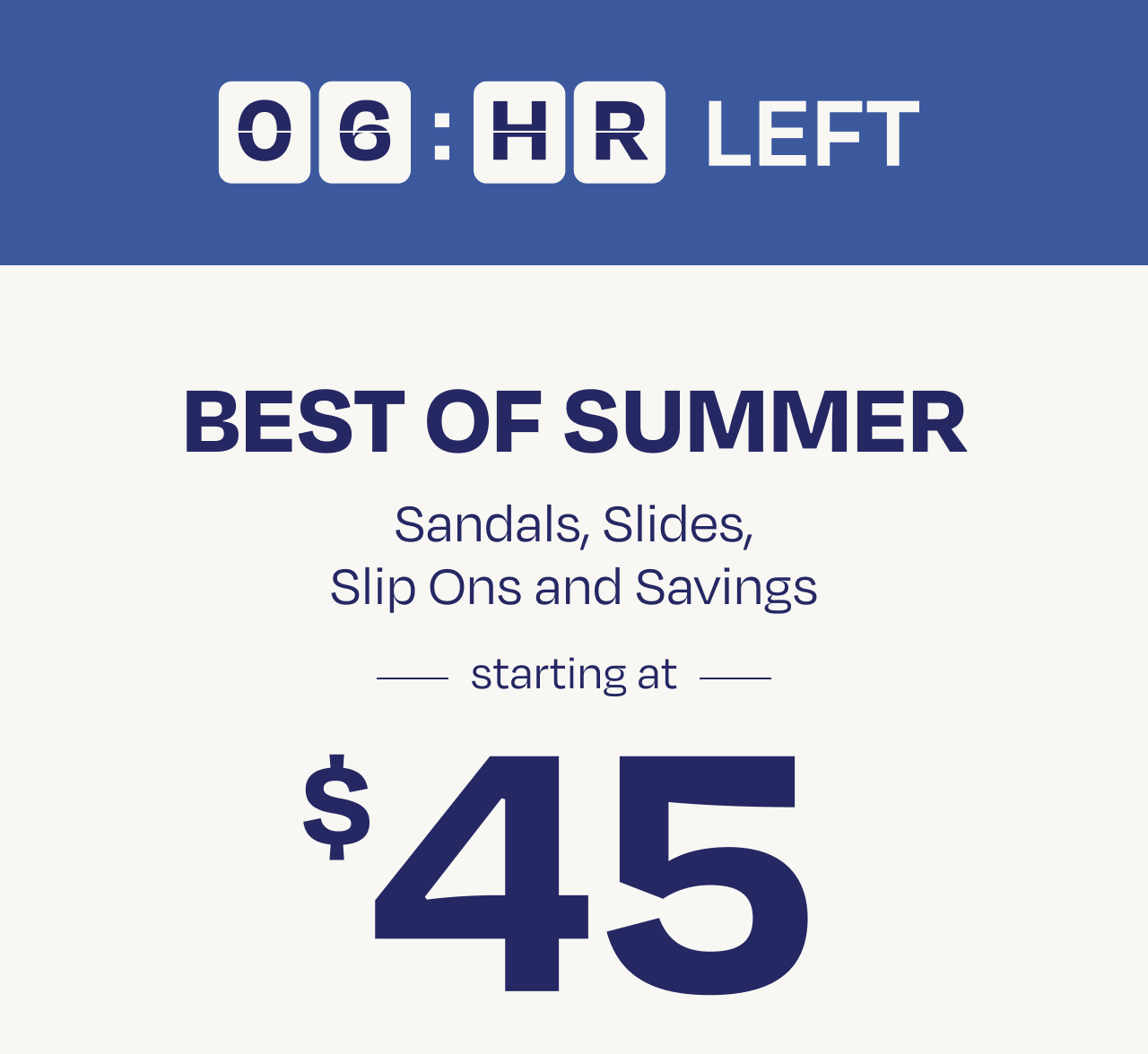Best of Summer Starting at $45