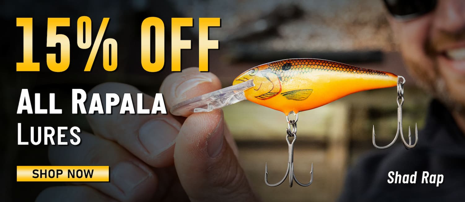 15% Off All Rapala Lures Shad Rap Shop Now