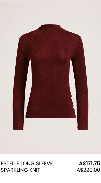 Estelle Long Sleeve Sparkling Knit