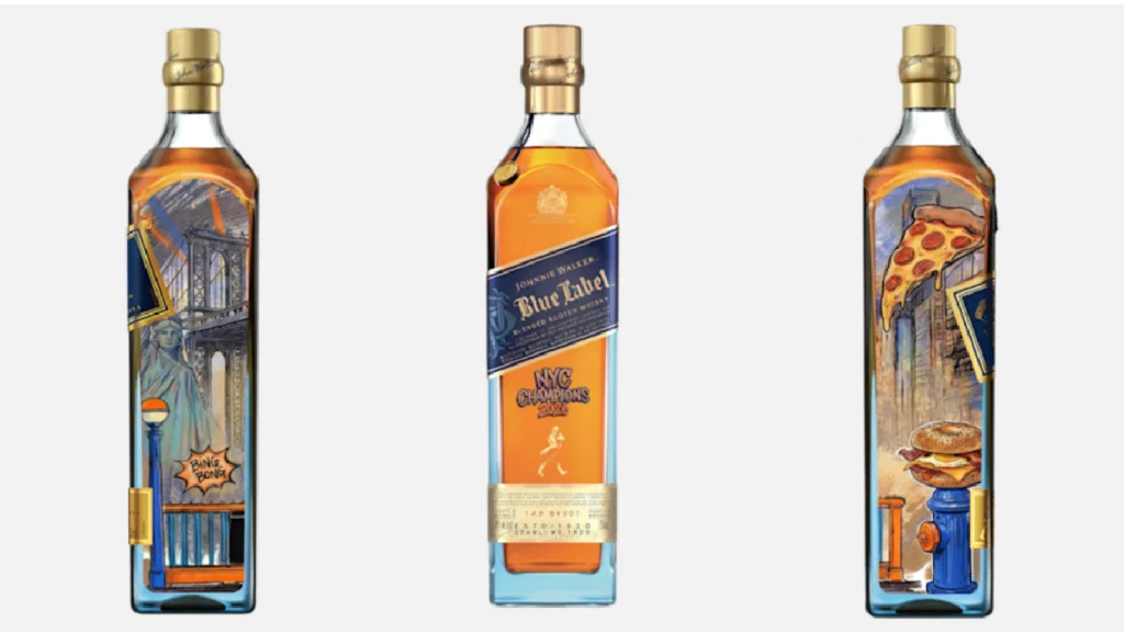 Johnnie Walker Just Gave Its Blue Label Whisky a Knicks-Inspired Makeover