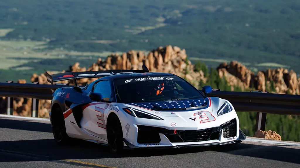 Chevrolet’s 1,250 HP Corvette ZR1X Just Obliterated Pike’s Peak Hill Climb Record