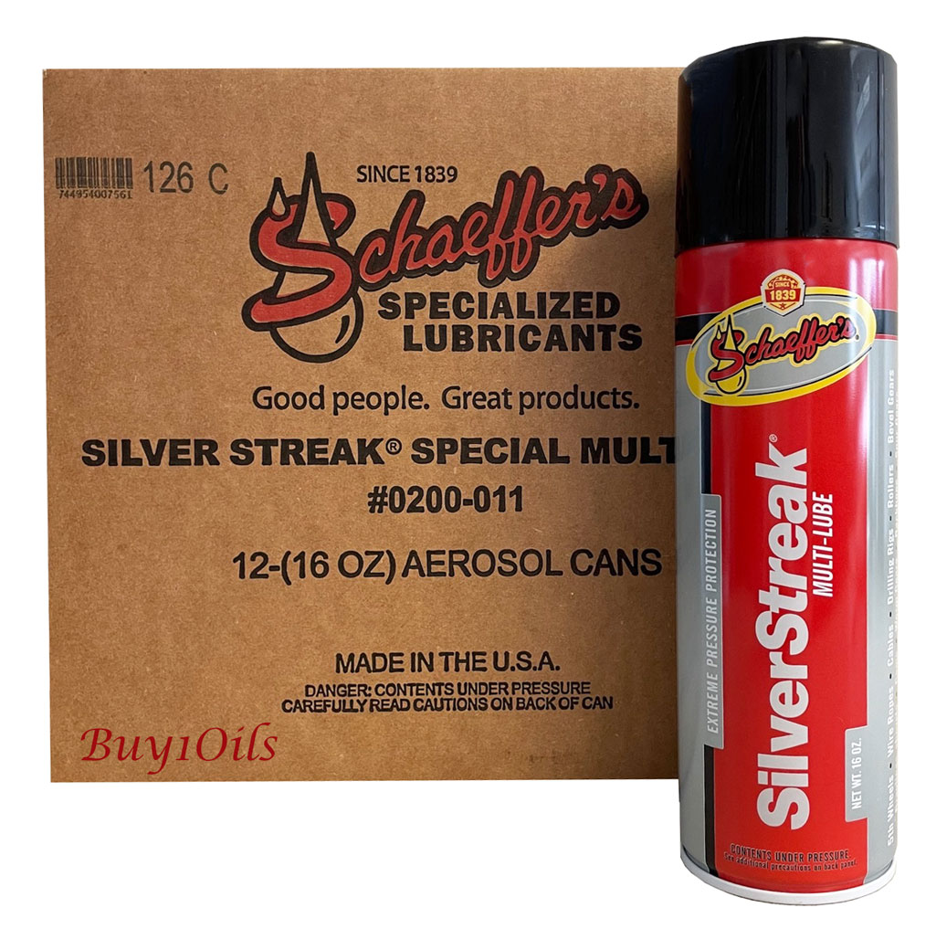 Schaeffer 200 Silver Streak Multi-Lube Spray | 12-CASE