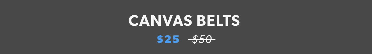 Canvas Belts