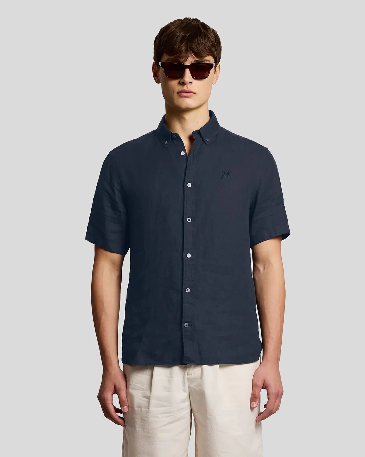 Image of Short Sleeve Linen Shirt