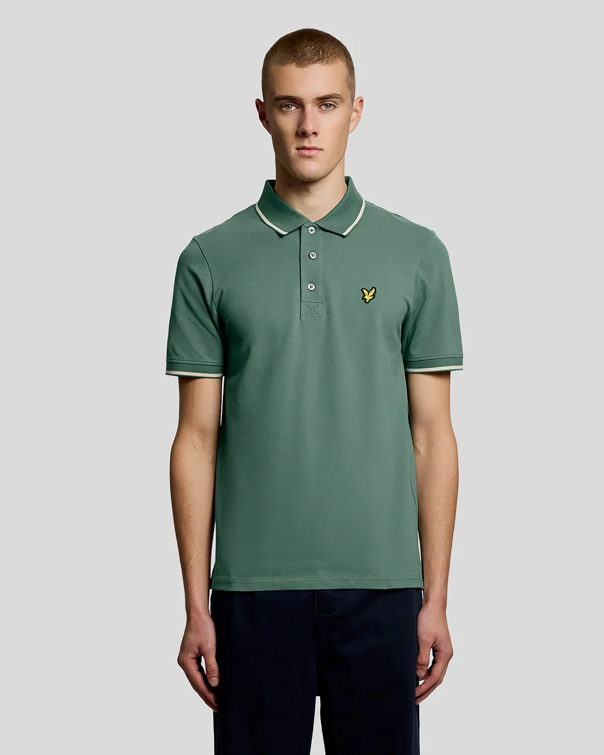 Image of Tipped Polo Shirt