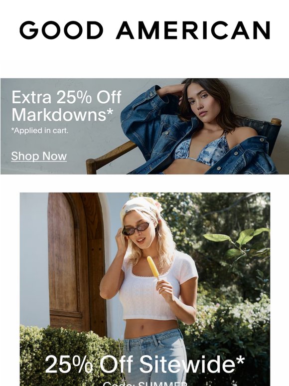 GET 25% OFF SITEWIDE