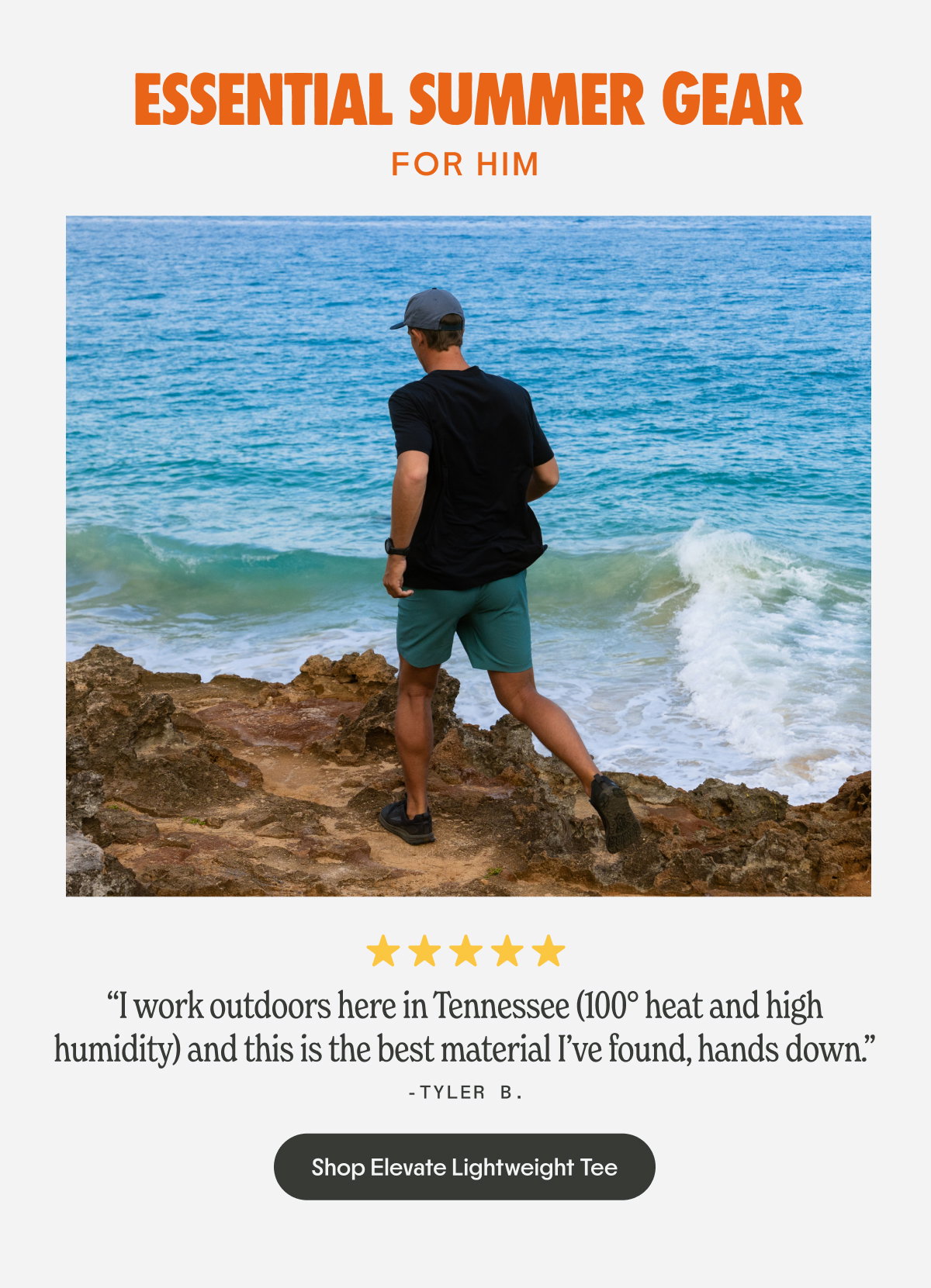 Shop Essential Summer Gear for Him