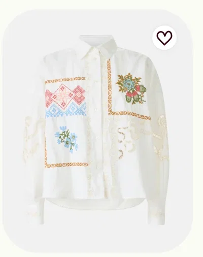 Button Down With Embroidery