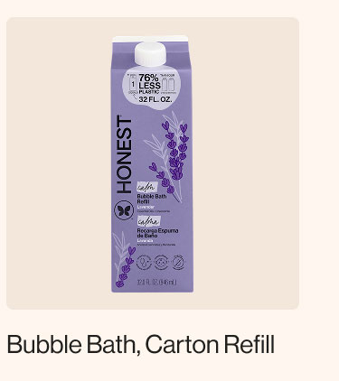 Honest Bubble Bath in Lavender