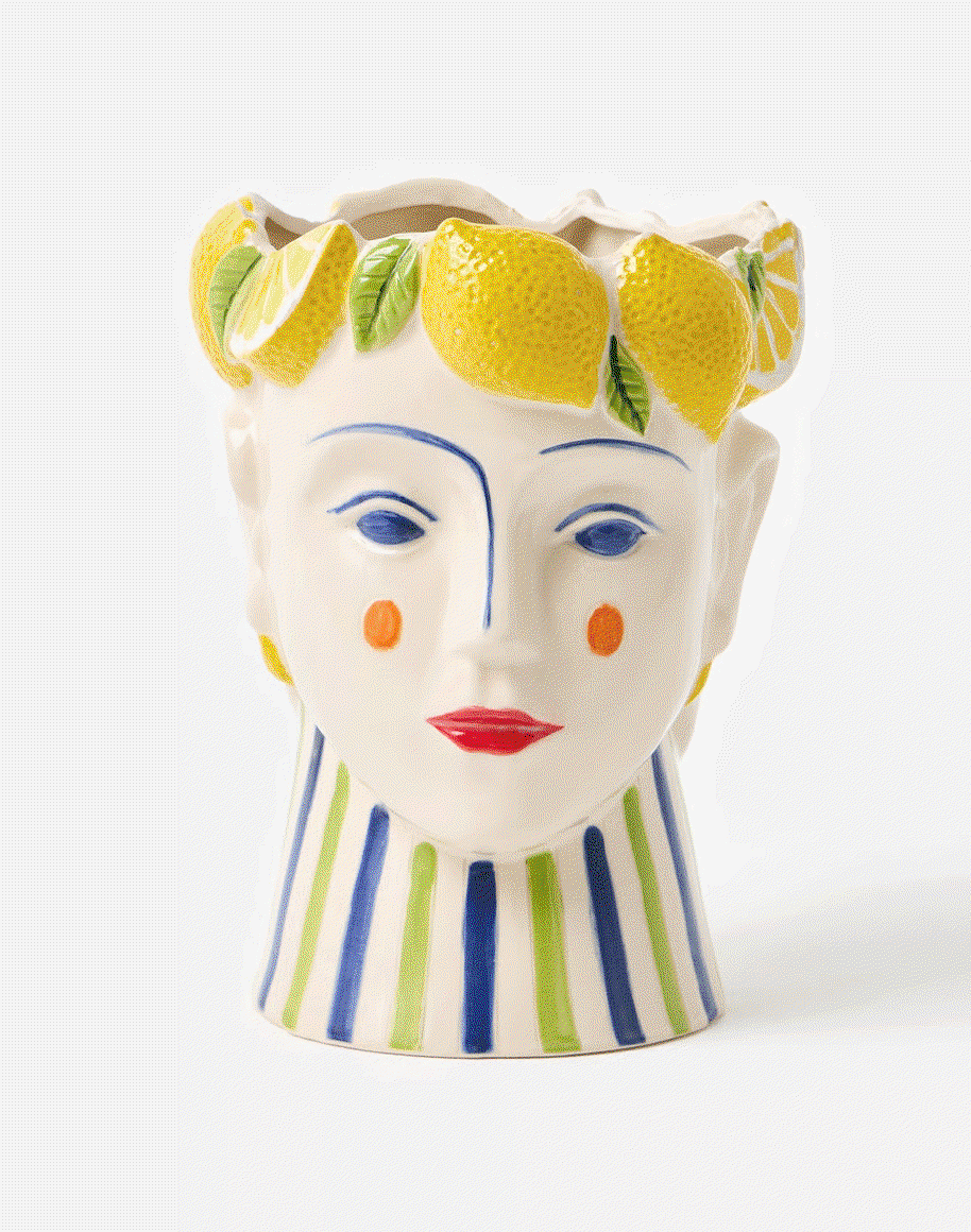 Lola Ceramic Face Vase