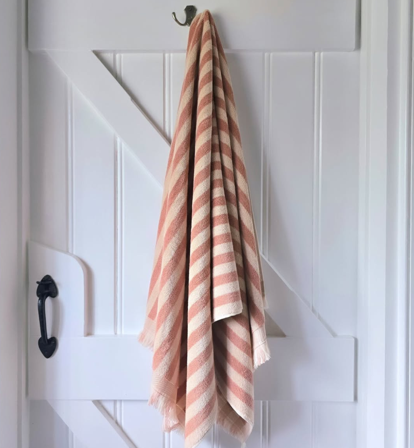 Sand Shell Pembroke Stripe Cotton Towels