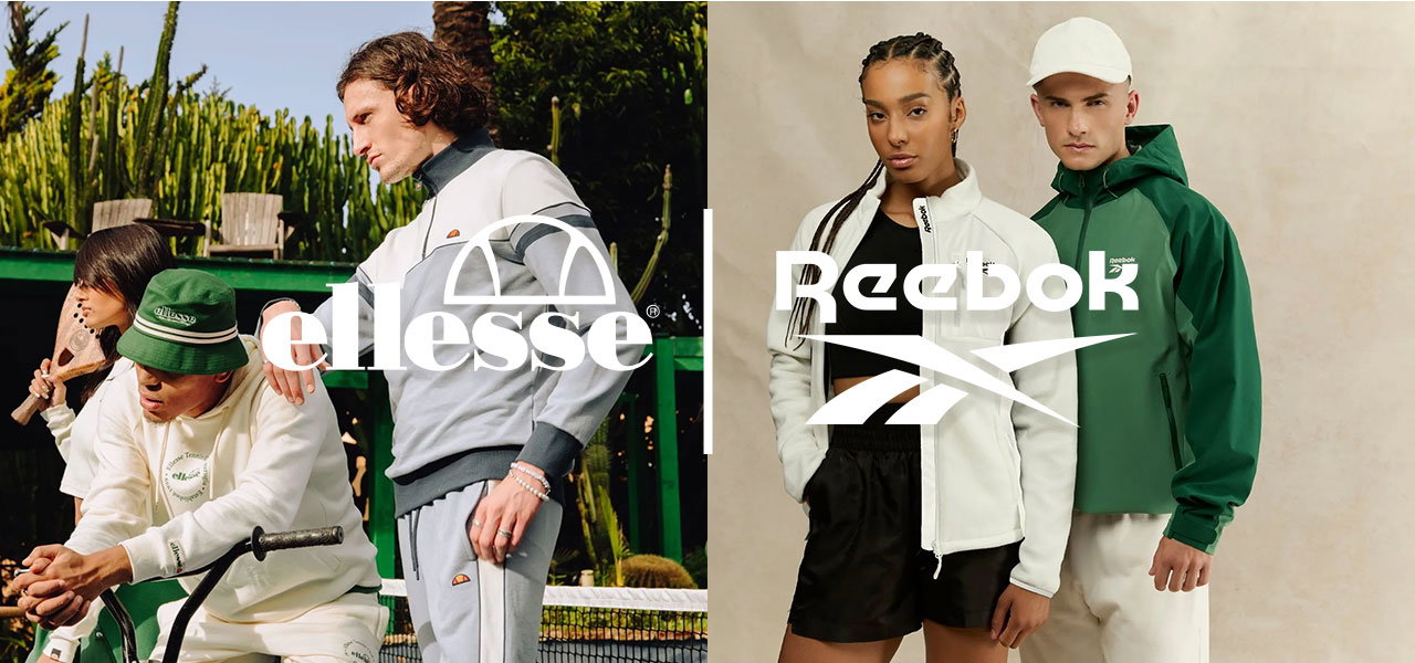 Extra 20% Off! Reebok & Ellesse