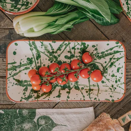 Green Splash Platter