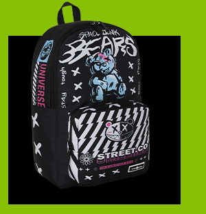 Space Junk Stay Tough Bear Backpack