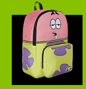 Space Junk Drooling Patrick Backpack - Spongebob Squarepants